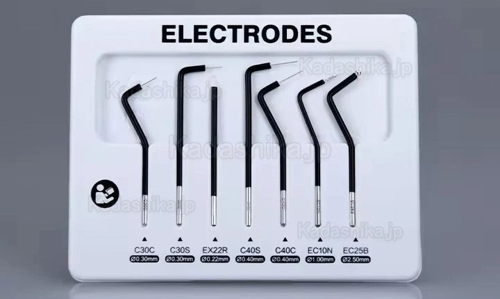 7個/セット 歯科電気外科用電極チップ 歯科用電気メスに適合